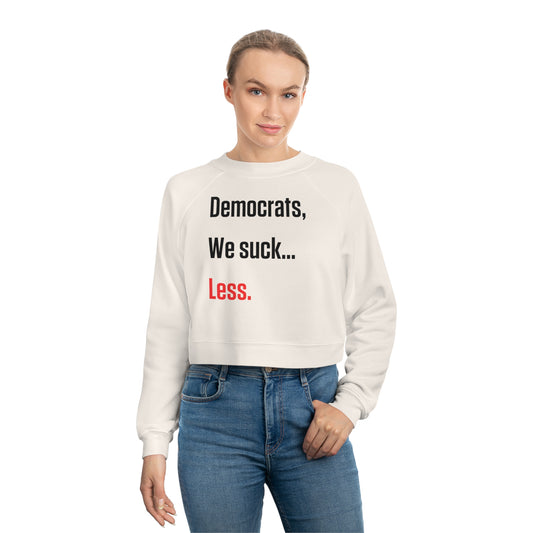 Democrats Women's Cropped Fleece Pullover