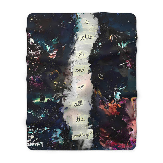 King Of My Heart (Dark)Sherpa Fleece Blanket