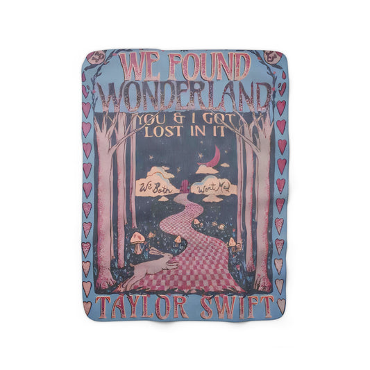 Wonderland Sherpa Blanket