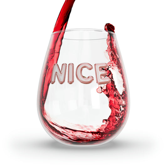 NICE! Stemless Wine Glass, 11.75oz