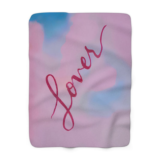 Lover Sherpa Fleece Blanket